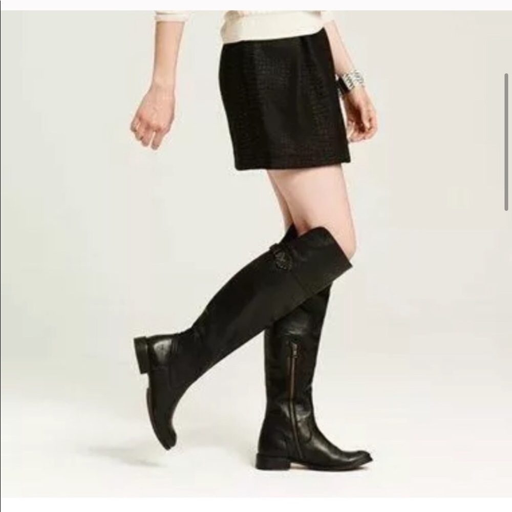 FRYE Shirley Black Over The Knee Boots NWT